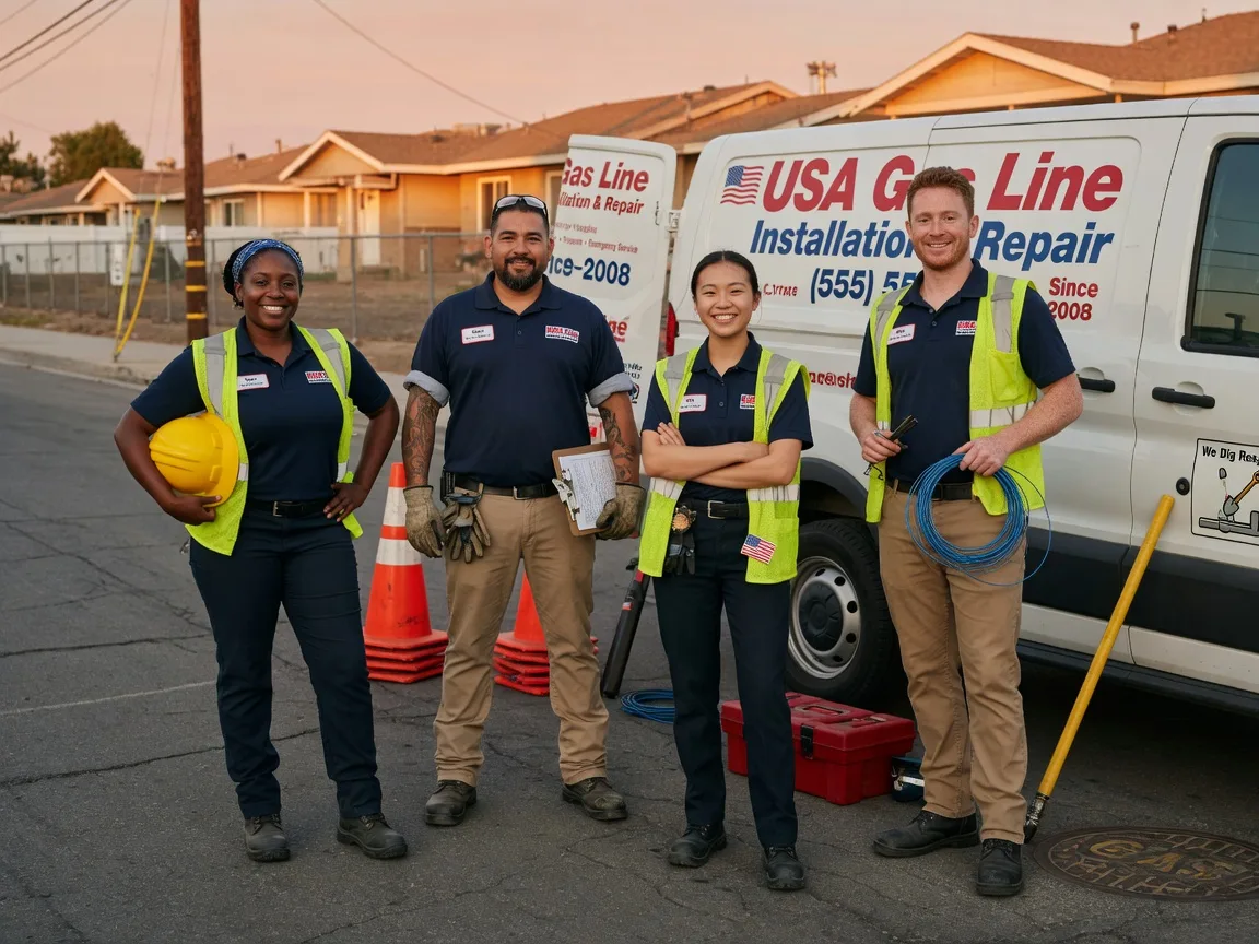 Gas Line Installation company in Farmer City, IL